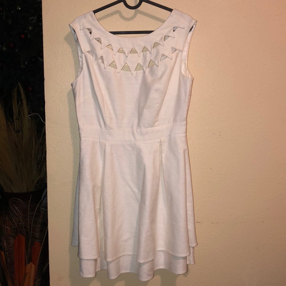 Off-White Cut-Out Dress